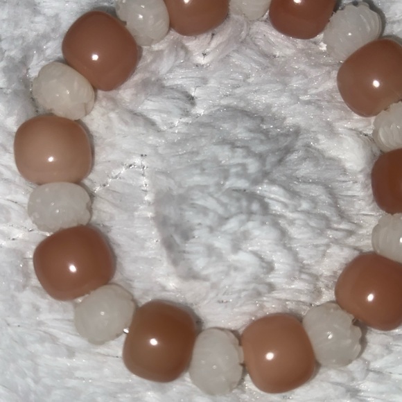 Handmade bodhi seeds / beads meditation bracelet - Picture 4 of 10